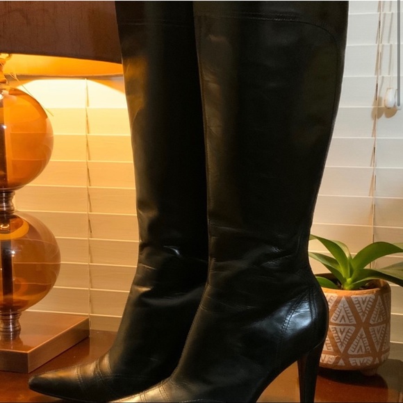 Black Enzo Angiolini Boots - Picture 3 of 8